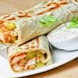 Chicken Shawarma Roll Up Combo